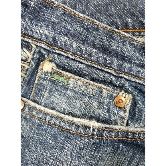 Joe's Jeans Womens Sz 27 x 34.5 Flare Embroidered Denim Western Y2K 90s Festival - Picture 7 of 12